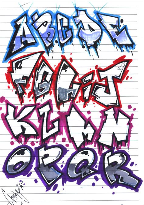 Graffiti Alphabet Letter Template – 16+ Free PSD, EPS, Format Download