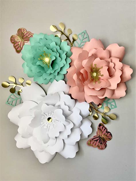 Free Large Flower Cricut Template - Home Alqu