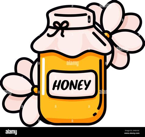 Honey Jar Illustration