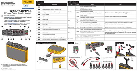 FLUKE 1742 QUICK REFERENCE MANUAL Pdf Download | ManualsLib