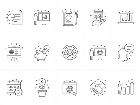 20 Free Business Vector Icons (PSD)