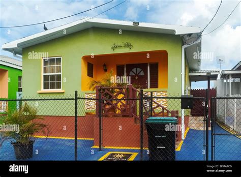 Rihanna's Childhood Home in Bridgetown, Barbados , Caribbien Stock Photo - Alamy