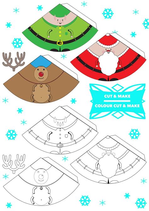 Cut Out Christmas Paper Crafts Printable