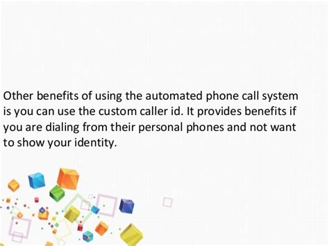 Benefits Of Automated Phone Call System