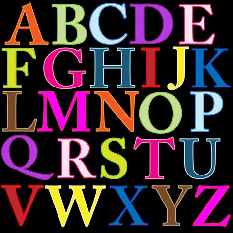 Alphabet Letters Clip-art Free Stock Photo - Public Domain Pictures