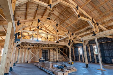 Timber Frame Barn by Nostrand Homes — Builders FirstSource of Colorado