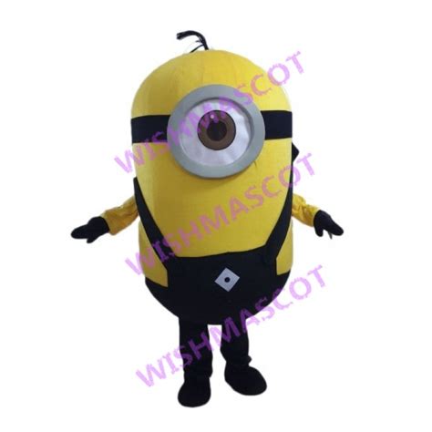 Likable One-eyed Minions Mascot Costume