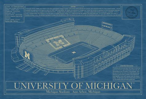 Michigan Football Stadium - Stadium Blueprint Company