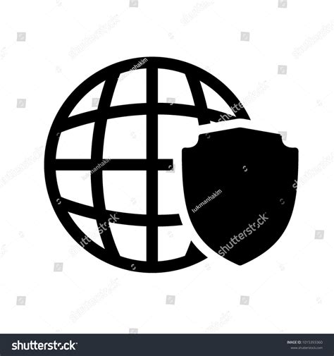 Security Network Icon Vector Stock Vector (Royalty Free) 1015393360 ...