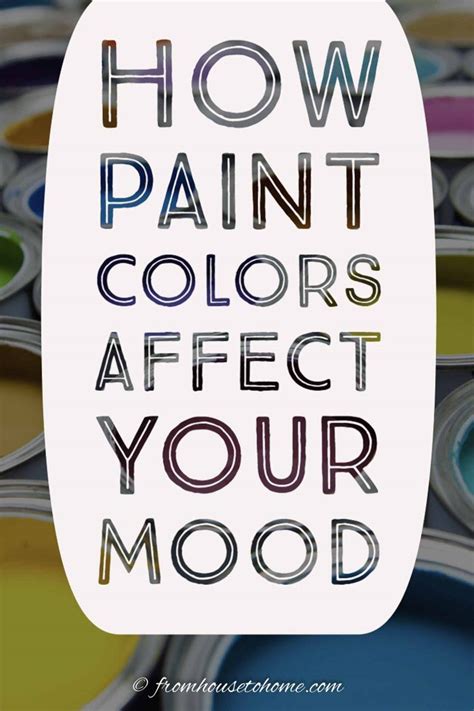 Room Color Psychology: How Paint Color Affects Your Mood - From House To Home