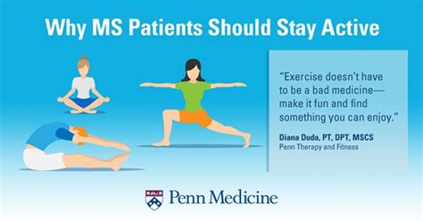 Why Multiple Sclerosis Patients Should Stay Active