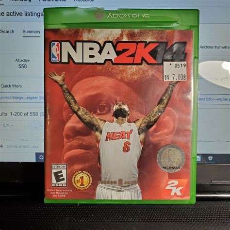 XBOX One NBA2K14 Game Basketball Game With Booklet Broken Case OD1D33