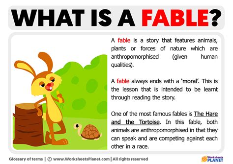 What is a Fable | Meaning and Examples of Fables