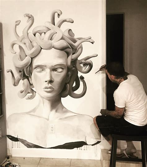 Medusa Statue | Abstract art painting techniques, Medusa painting, Art drawings sketches creative