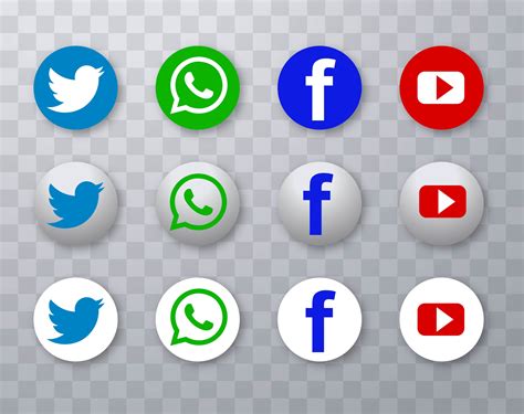 Social media icons svg download - baseballgai