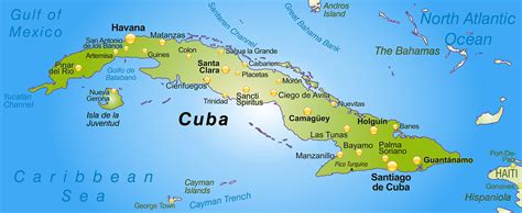 Printable Map Of Cuba