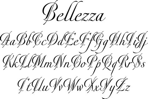 Bellezza Font by Wilton Foundry : Font Bros | Lettering fonts, Tattoo lettering fonts, Doodle ...