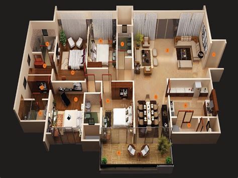 4 Bedroom Floor Plan Design - floorplans.click