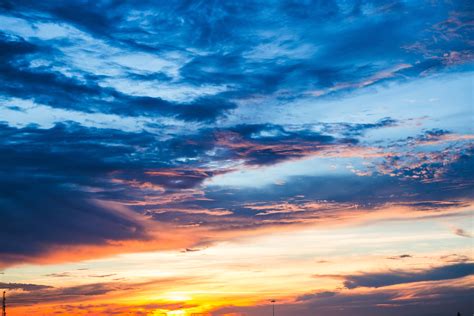 Wallpaper Clouds, Sunset, Sky - 5472x3648 - Download HD Wallpaper - WallpaperTip