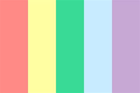 a simple rainbow Color Palette