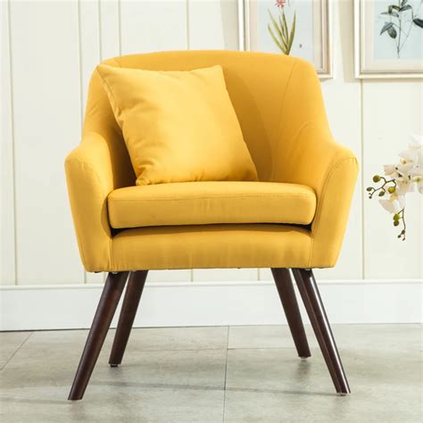 Aliexpress.com : Buy Mid Century Modern Style Armchair Sofa Chair Living Room Furniture Single ...