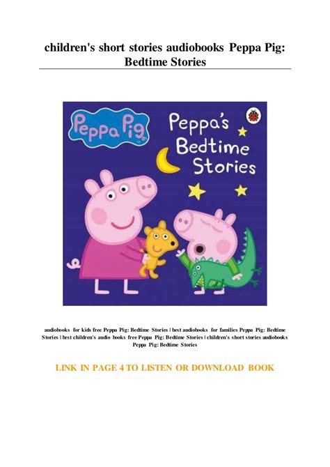 children's short stories audiobooks Peppa Pig: Bedtime Stories