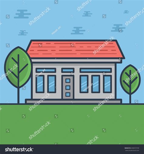 Home Vector Illustration Template Stock Vector (Royalty Free) 690072739 | Shutterstock