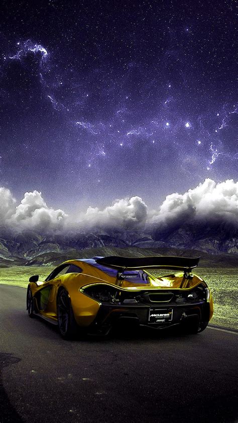 Mclaren, car, super, back, stars, road, fast, HD phone wallpaper | Peakpx