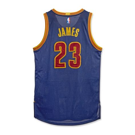 LeBron James Cleveland Cavaliers 2017 NBA Playoffs Game Worn Jersey Available For Immediate Sale ...