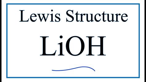 Naoh Lewis Structure