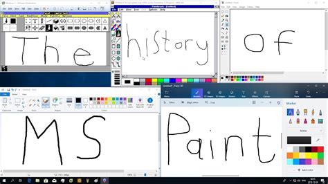 The History of MS Paint - YouTube