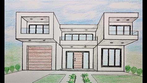 Dream House Design Sketch Simple Dream House Drawing Sketch - The Art of Images