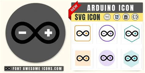 Arduino Icon SVG Code — Download Path / HTML