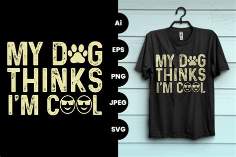 Funny Crazy Dog Typography Svg T-shirt Graphic by creativehafizul · Creative Fabrica