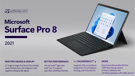 Microsoft Surface Pro 8 Specs - Full Specifications | SurfaceTip