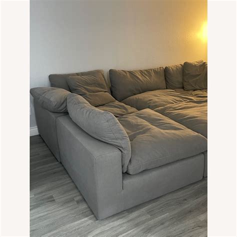 Dream Gray 131'' Modular 6 Piece Sectional - AptDeco