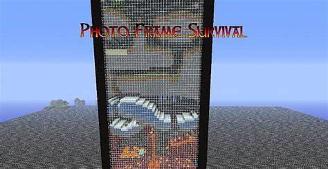 Photo Frame Survival 1.5.2 Minecraft Map