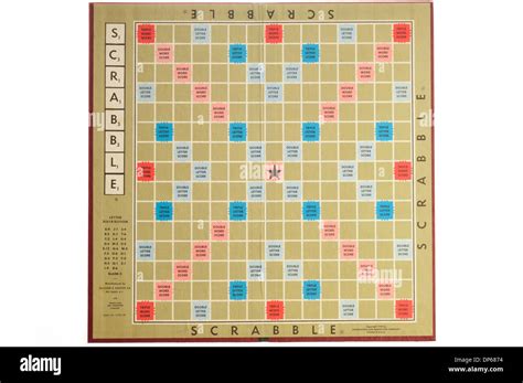 Scrabble board retro Stock Photo - Alamy