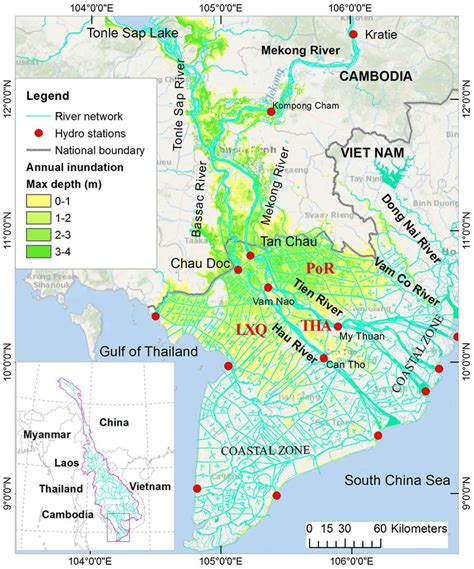 Lower Mekong Map