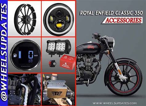 Top 15 Royal Enfield Classic 350 accessories - https://wheelsupdates.com