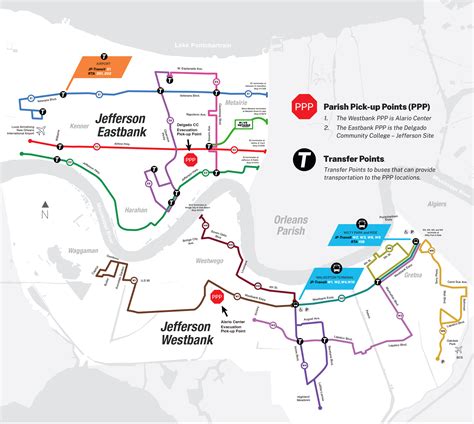 Hurricane Evacuation Plan + Map - Jefferson Parish Transit