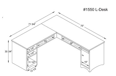 Costume L Shaped Desk Dimensions Explained for Small Bedroom | Blog Name