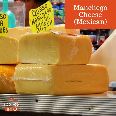 Manchego Cheese (Mexican) - CooksInfo