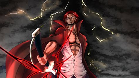 2560x1440 Resolution Anime One Piece HD Cool Shanks Art 1440P Resolution Wallpaper - Wallpapers Den