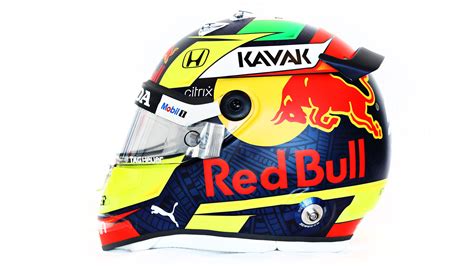 Sergio Perez reveals striking new helmet for maiden Red Bull campaign in 2021 | Formula 1®