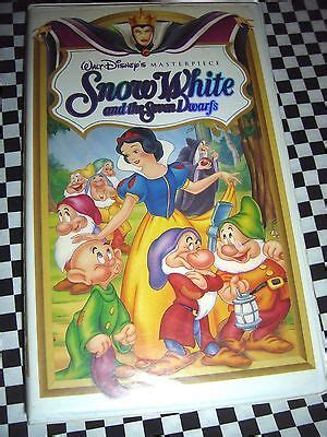 Snow White and the Seven Dwarfs (VHS, 1994) Disney Masterpiece Collection #1524 717951524034 | eBay