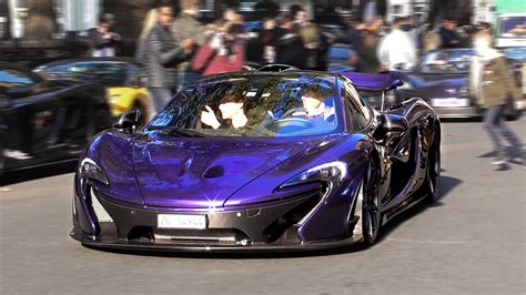 SUPERCARS in LONDON Full PURPLE CARBON Mclaren P1 - FLASHBACK #09 - YouTube