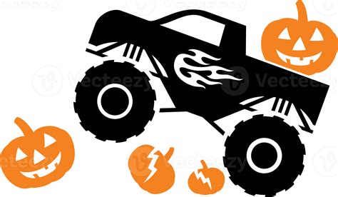 Pumpkin Monster Truck 12227456 PNG