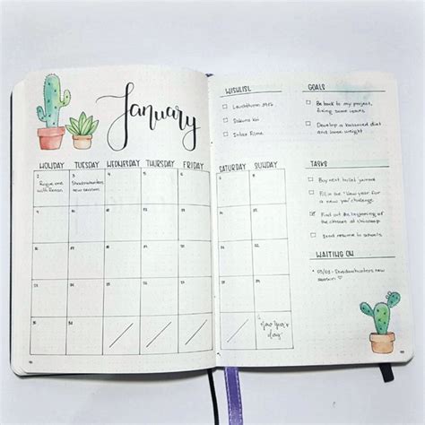 Monthly Logs - Bullet Journal