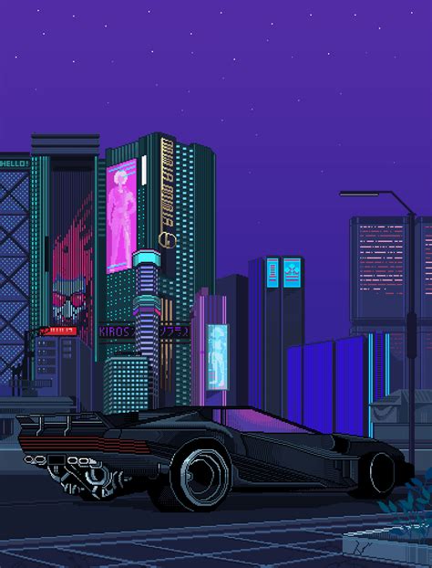 Cyberpunk 2077 pixel art (OC) : r/cyberpunkgame